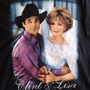 Vintage Clint Black & Lisa Hartman When I Said I Do Electrified T-Shirt